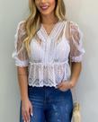Blusa de renda basica
