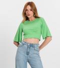 Blusa De Ribana Canelada Feminina Endless Verde Blusa De Ribana Canelada Feminina Endless Verde