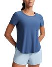 Blusa de treino CRZ YOGA Cloudweight para mulheres Pitch Blue