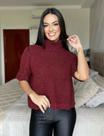 Blusa De Tricô Moda Ponto Comèia Outono/inverno Sku 375