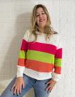 Blusa de tricot colors
