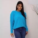Blusa de Tricot Com Detalhes de Trança Feminina Revanche Jizan