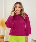 Blusa de tricot fuxia Blusa de tricot fuxia