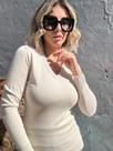 Blusa decote V 100% algodão 47597 KATZE - MARIA TEREZA