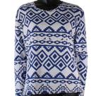 Blusa Devore Azul Coachella Lady Rock