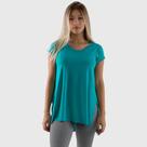 Blusa Diluxo Sobre Legging Azul