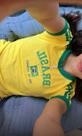 Blusa Do Brasil Bandeira Bordada BabyLock - Amarela Blusa Do Brasil Bandeira Bordada BabyLock - Amarela