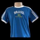 Blusa Do Brasil Bandeira Bordada Unissex - Azul Claro