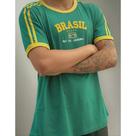 Blusa Do Brasil Bandeira Bordada Unissex - Verde
