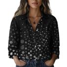 Blusa Domirica Summer Hawaiian Beach Feminina 2025 com decote em V