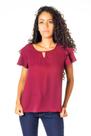 Blusa dwz mangas babados