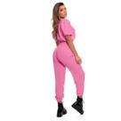 Blusa e Calça Conjunto Toque Macio Ocasional P/ Dia a Dia Ou Trabalho Estilo Blogueira Preto