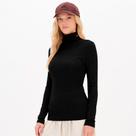Blusa Easy Lança Perfume Canelada Gola In26 Preto Feminino
