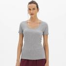 Blusa Easy Lança Perfume Canelada Raglan In26 Cinza Feminino Blusa Easy Lança Perfume Canelada Raglan In26 Cinza Feminino