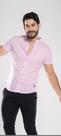 Blusa em linho gola padre