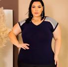 Blusa em malha Plus site