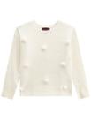 Blusa em Tricô Infantil com Pom Pom 60051 Blusa em Tricô Infantil com Pom Pom 60051