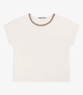 Blusa em Viscotorcion Feminina Endless Bege Blusa em Viscotorcion Feminina Endless Bege