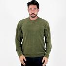 Blusa Erva Daninha Manga Longa em Fleece Fechada Masculina