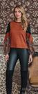 Blusa essence malha estampada Tendenza