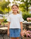 Blusa Essencial Detalhes e Manga Evasê Animê