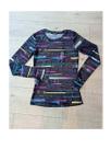Blusa Estampada Estilo Glitch Puramania