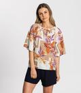 Blusa Estampada Feminina Rovitex Bege
