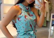 Blusa Estampada tamanho M Blusa Estampada tamanho M