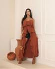 Blusa Estilo Bata Boho Chic Estilosa Moda Outono Inverno