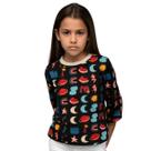 Blusa Fábula Malha Cosmotipo Preto Inverno