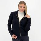 Blusa Facinelli Tricot com Zíper Gola Alta Feminina