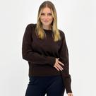 Blusa Facinelli Tricot Gola Redonda com Corações Feminina