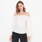 Blusa fashoin4you ciganinha metal