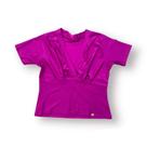Blusa Fem. Transpassada Cirrê Plus Size Rebecca Freitas Blusa Fem. Transpassada Cirrê Plus Size Rebecca Freitas