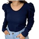Blusa femenina m/ longa bufante Blusa femenina m/ longa bufante