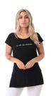 Blusa Feminina Academia Fitness Life and Moviment Preto