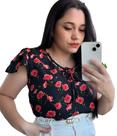 Blusa Feminina Adulto Social Elegante