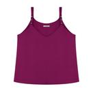 Blusa Feminina Alça Cetim Plus Size