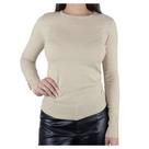 Blusa Feminina Alpelo Sueter Plus Bege Bare - 109007 Blusa Feminina Alpelo Sueter Plus Bege Bare - 109007