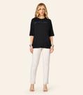 Blusa Feminina Ampla Com Estampa Endless Preto