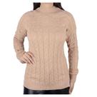 Blusa Feminina Ana Gonçalves Tricot Bege Claro - A5358