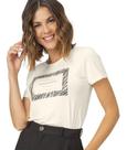Blusa Feminina Básica Barra Arredondada Manga Curta Plus Siz - Rovitex