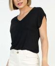 Blusa Feminina Básica Manga Curta Marisa-35068