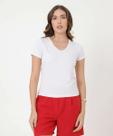 Blusa Feminina Básica Manga Curta Marisa-88010 Blusa Feminina Básica Manga Curta Marisa-88010