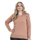 Blusa Feminina Básica Tricot Gola Redonda