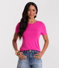 Blusa Feminina Básica Visco Tricot Rovitex Rosa