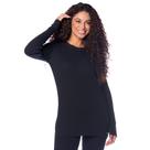 Blusa Feminina Biamar Algodão Alongada Tranças Preto