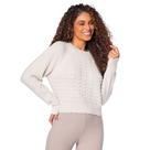 Blusa Feminina Biamar Ponto 3D Bege Claro