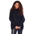 Blusa Feminina Biamar Tricot Gola Média Preto