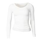 Blusa Feminina Blue Rose Malha Canelada Branco Blusa Feminina Blue Rose Malha Canelada Branco